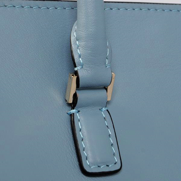 2014 Valentino Garavani rockstud double handle bag 1912 light blue on sale